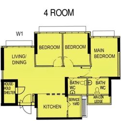 Blk 421C Northshore Straitsview (Punggol), HDB 4 Rooms #562138561